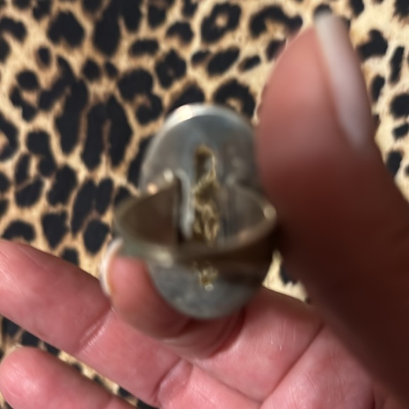 Gorgeous Clear Quartz with Gold Rutilation Sz 7.34 - Picture 3 of 4